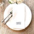 Happy House Dinner Napkin Set (4) on Sale