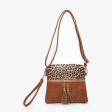 Tara Two Tone Leopard Crossbody Hot on Sale