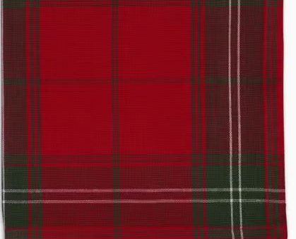 Vintage Tartan Plaid Napkin For Sale