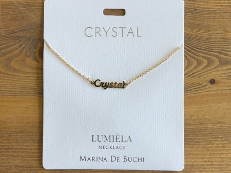 Crystal Necklace Fashion