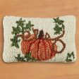 Chandler 4 Corners 8  x 12  Hooked Pillow, Cinderella Pumpkin Online