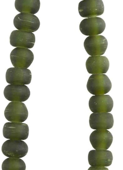 Dark Green Glass Beads Discount