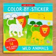 Color-By-Sticker Book, Wild Animals on Sale