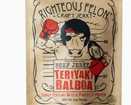 Teriyaki Balboa Craft Jerky For Sale