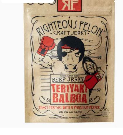 Teriyaki Balboa Craft Jerky For Sale