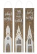 Church Wood Plank Ornament Hot on Sale