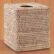 Burma Whitewashed Rattan Tissue Box Cover For Cheap