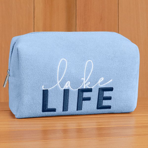 Shiraleah Sol Terry  Lake Life  Zip Pouch Cheap