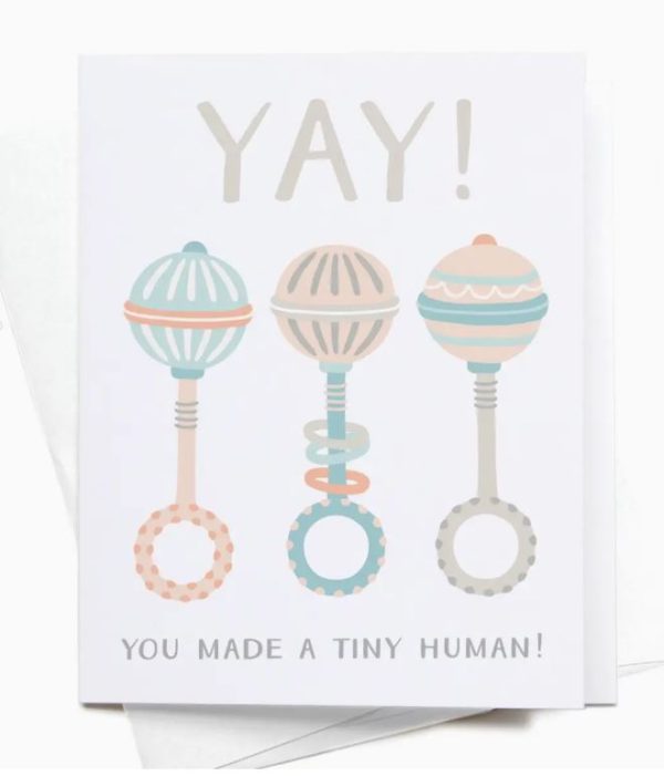 Yay! You made a tiny human Greeting Card Online Hot Sale