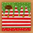 Caspari Paper Napkins, Stocking Stripe Sale