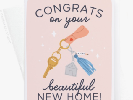 Congrats on Your New Home Card on Sale