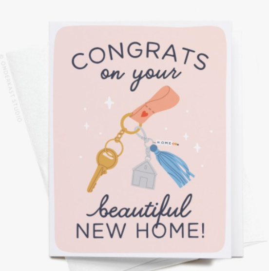 Congrats on Your New Home Card on Sale