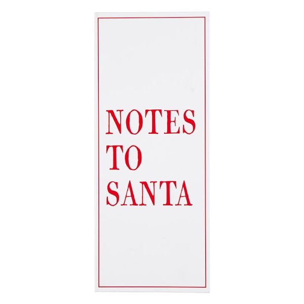 Notes to Santa Notepad Supply