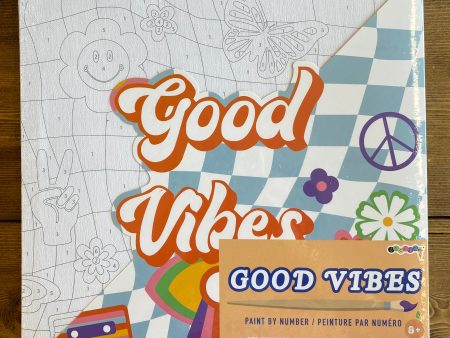 Good Vibes Paint By Number Set Hot on Sale