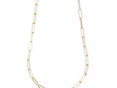 Bloom Jewelry Gold Paperclip Signature Necklace Cheap