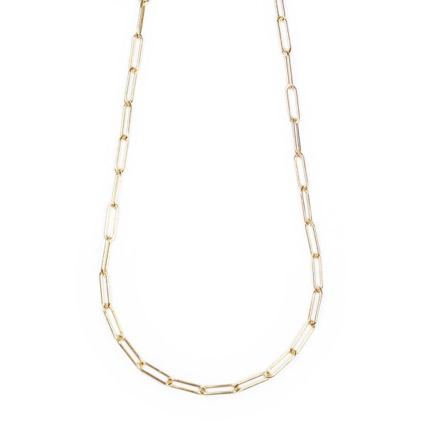 Bloom Jewelry Gold Paperclip Signature Necklace Cheap