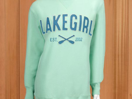 Lakegirl Women s Sanded Fleece Paddles Sweatshirt Supply