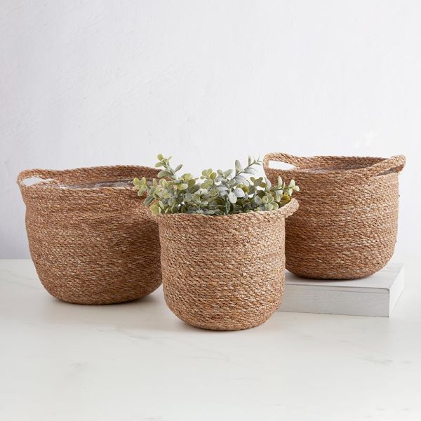 Round Woven Storage Basket (3 sizes) Online Hot Sale