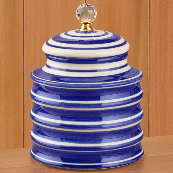 Blue & White Porcelain Canisters For Discount