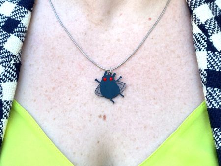 Cryptid Club Moth Man Necklace Hot on Sale