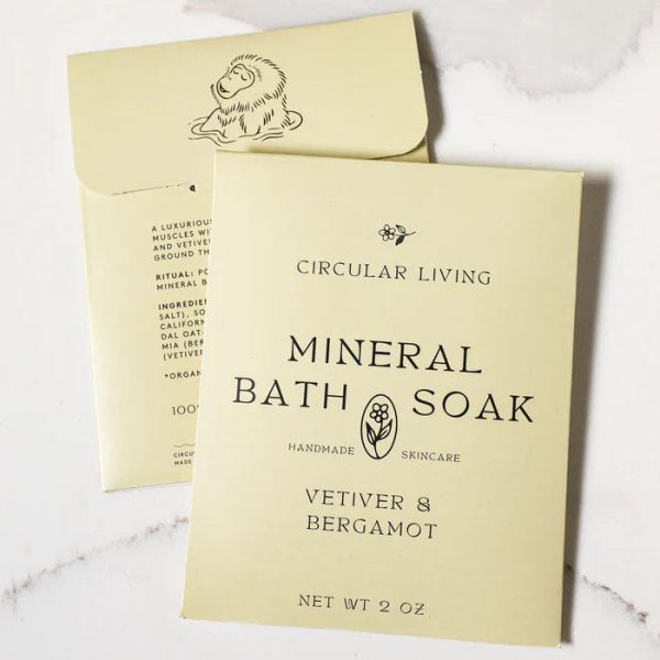 Circular Living Mineral Bath Soak Sachet, Set of 3 Supply