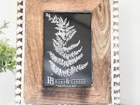 Beaded Rustic Photo Frame, 2 Sizes Supply