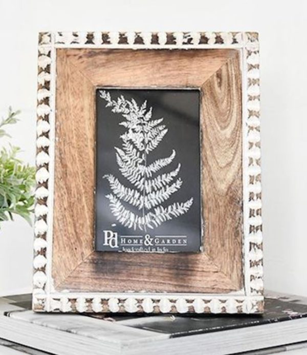 Beaded Rustic Photo Frame, 2 Sizes Supply