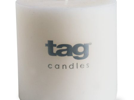 3x3 Pillar Candle White Online Sale