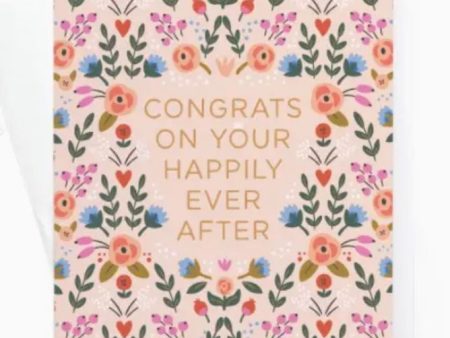 Congrats on Your Happily Ever After Greeting Card Sale