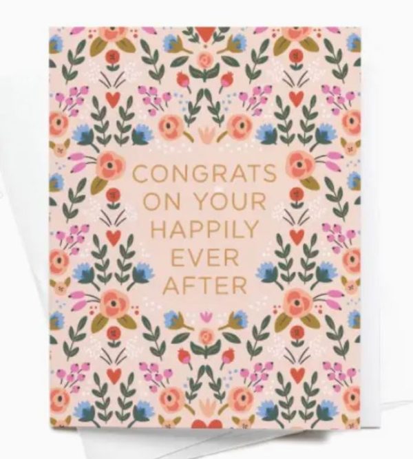 Congrats on Your Happily Ever After Greeting Card Sale