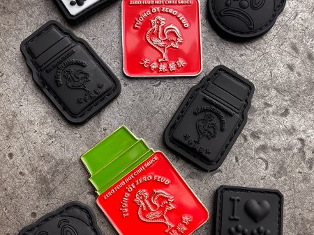 ZeroFeud Hot Sauce Sriracha Enamel Coins For Sale