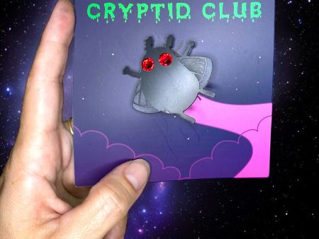 Cryptid Club Moth Man Hair Clip Discount