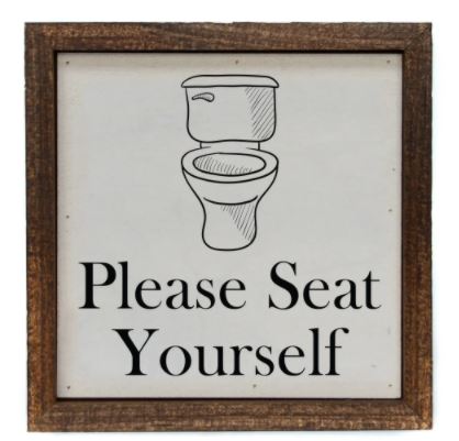 Please Seat Yourself on Sale