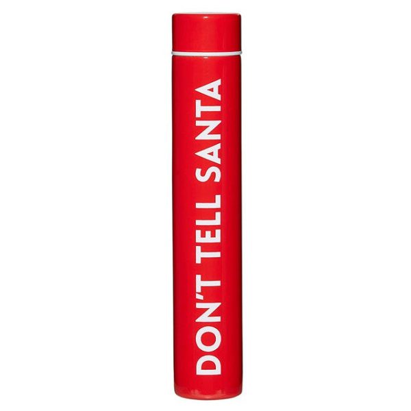 Don t Tell Santa Flask Hot on Sale