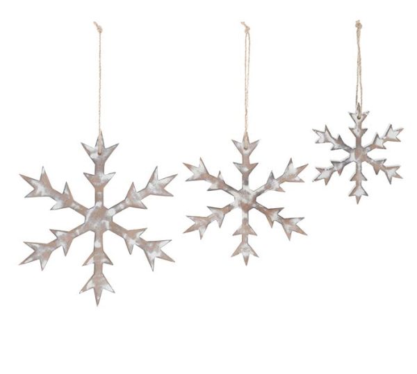 Snowflake Wooden Ornament (3 sizes) Online Hot Sale