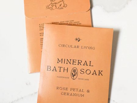 Circular Living Mineral Bath Soak Sachet, Set of 3 Supply