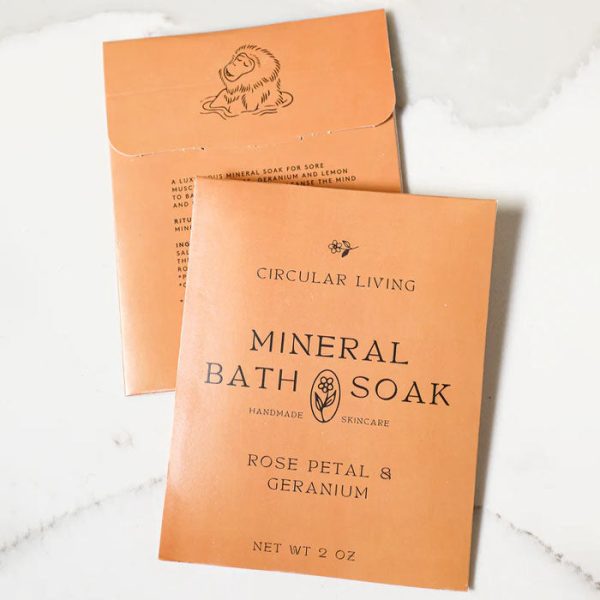 Circular Living Mineral Bath Soak Sachet, Set of 3 Supply