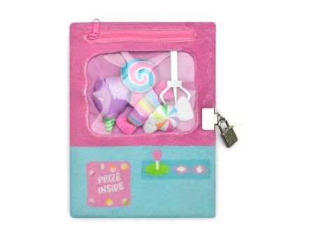 Claw Machine Lock and Key Journal on Sale