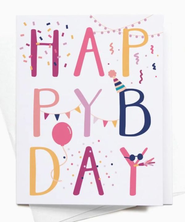 Happy Birthday Party Decorations Greeting Card Online