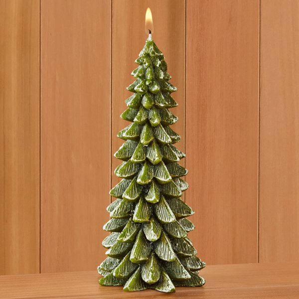 Winter Pine Tree Candle Cheap