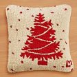 Chandler 4 Corners 14  Hooked Pillow, Red Tree Online Sale