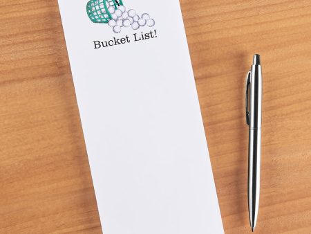 Bucket List  Notepad For Sale