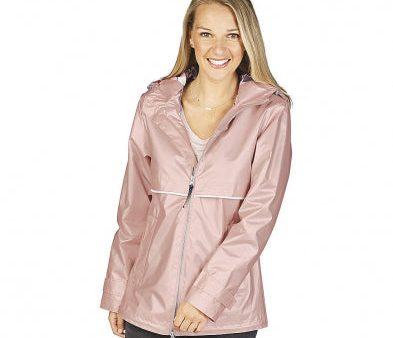 Women s Rose Gold Raincoat For Discount