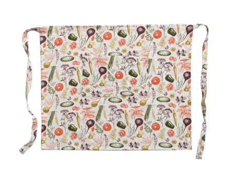 Vegetable Printed Half Apron For Discount