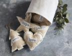 White Plush Ornament, 4 styles Discount