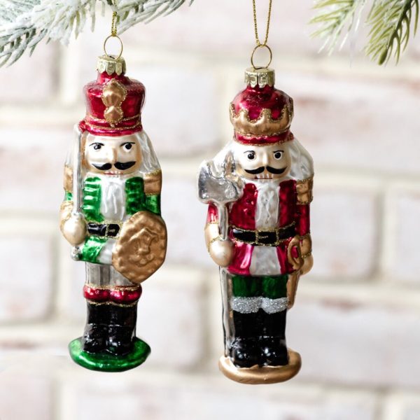 Asst. Glass Nutcracker Ornaments Hot on Sale