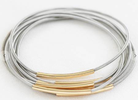 Silver Guitar String Bracelets Online Hot Sale