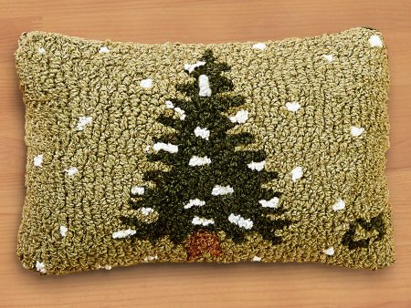 Chandler 4 Corners 8  x 12  Hooked Pillow, Flurries Online now