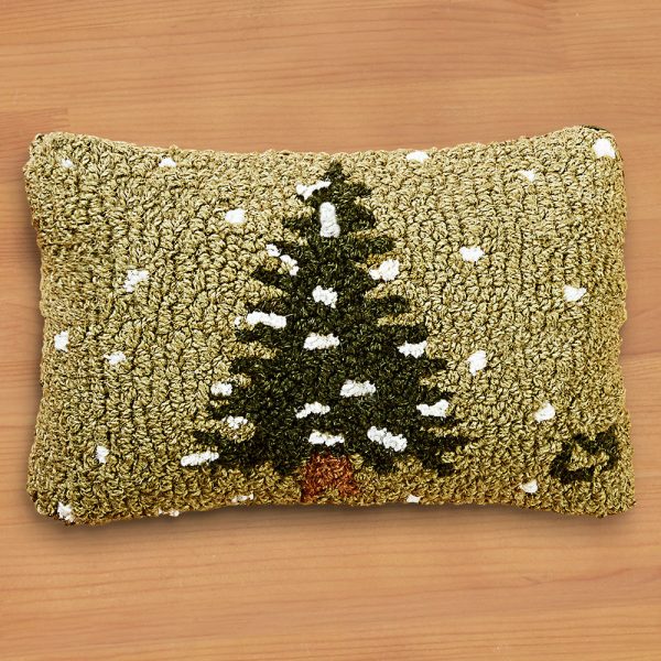 Chandler 4 Corners 8  x 12  Hooked Pillow, Flurries Online now