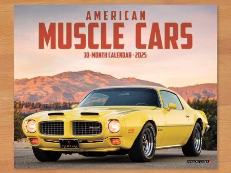 2025 Wall Calendar, American Muscle Cars Online Sale